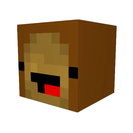 ToastBlaster27 Minecraft avatar head, 3D render