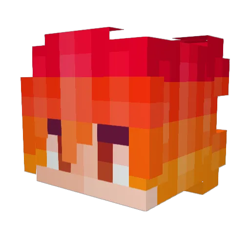 ToastBreadLover Minecraft avatar head, 3D render