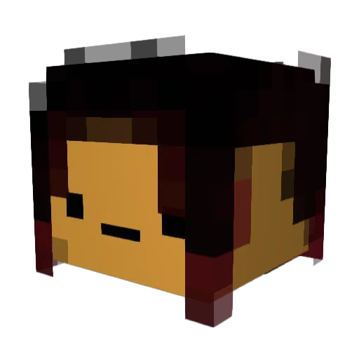 ToastDeGold Minecraft avatar head, 3D render