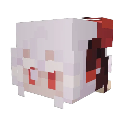 ToastDoodles Minecraft avatar head, 3D render