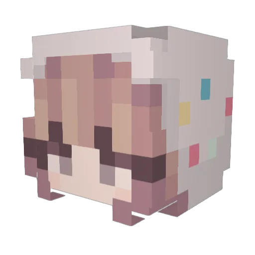 ToastOne Minecraft avatar head, 3D render