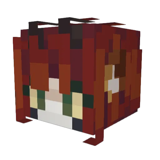 ToastRush_ Minecraft avatar head, 3D render