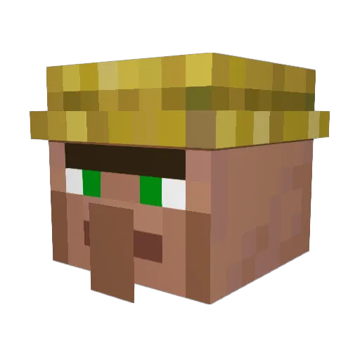 ToastToes Minecraft avatar head, 3D render