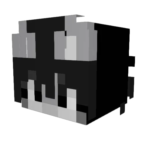 Toast_SH Minecraft avatar head, 3D render