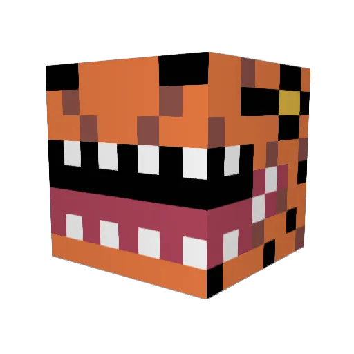 Toastasaurs_Rex Minecraft avatar head, 3D render