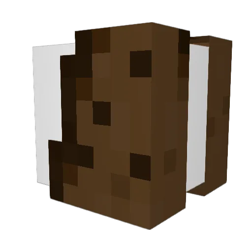 Toastbite Minecraft avatar head, 3D render