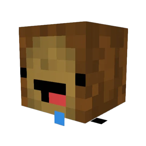 ToastbroadHD Minecraft avatar head, 3D render