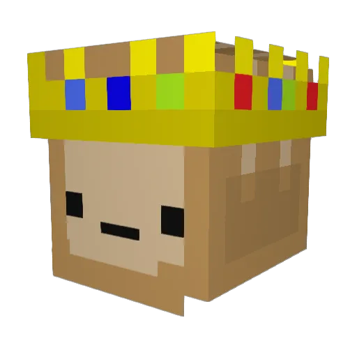 Toasted2209 Minecraft avatar head, 3D render