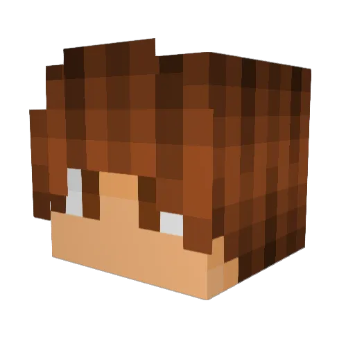 ToastedButtery Minecraft avatar head, 3D render
