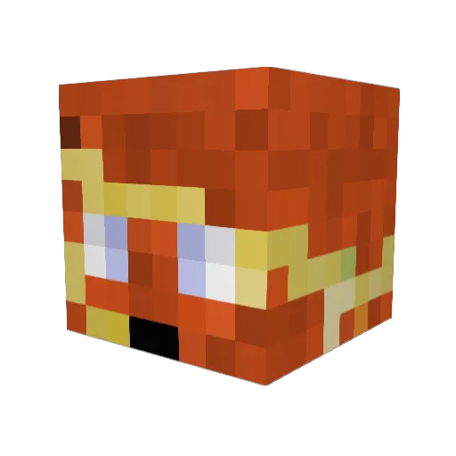 ToastedSuub Minecraft avatar head, 3D render