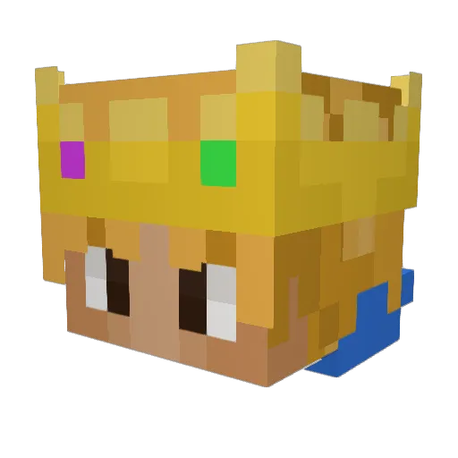 ToastedYams Minecraft avatar head, 3D render