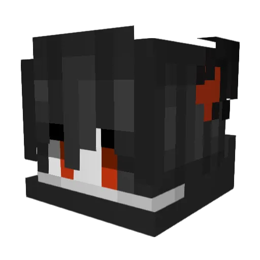 Toastedding Minecraft avatar head, 3D render