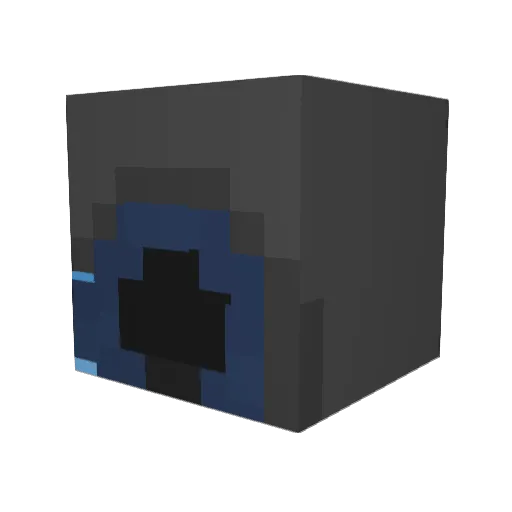 Toaster382 Minecraft avatar head, 3D render
