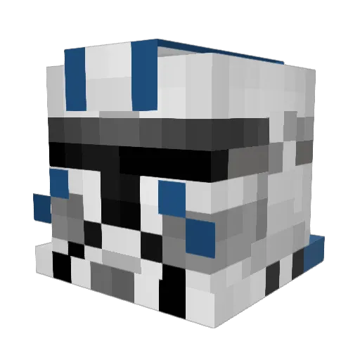 ToasterBath24 Minecraft avatar head, 3D render