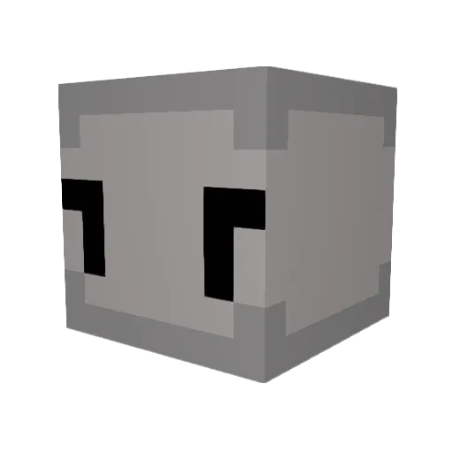 ToasterGent Minecraft avatar head, 3D render