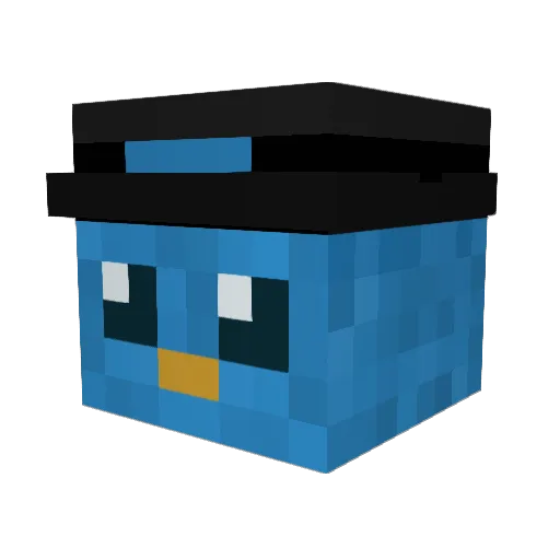 Toasterbrot674 Minecraft avatar head, 3D render