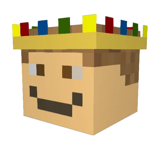 Toasterrboy12 Minecraft avatar head, 3D render