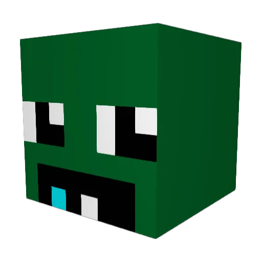 ToastlikesToast Minecraft avatar head, 3D render