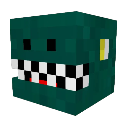 Toasty0807 Minecraft avatar head, 3D render