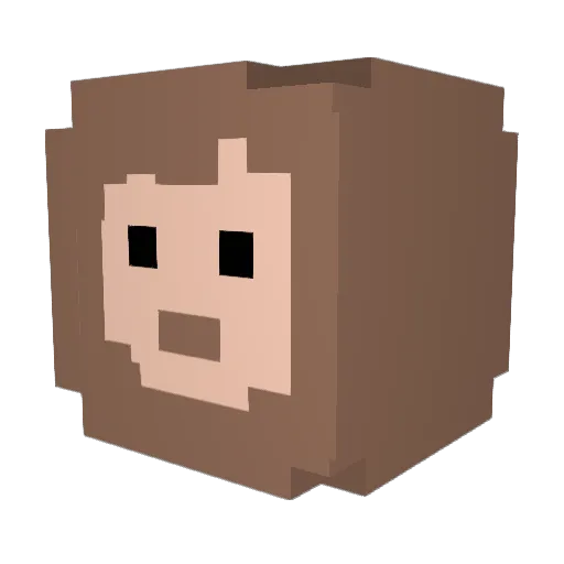 ToastyBoy0exe Minecraft avatar head, 3D render