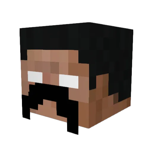 ToastyDream Minecraft avatar head, 3D render