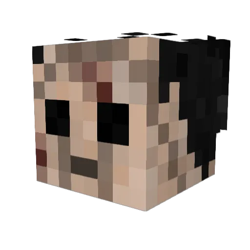 ToastyFlame3210 Minecraft avatar head, 3D render