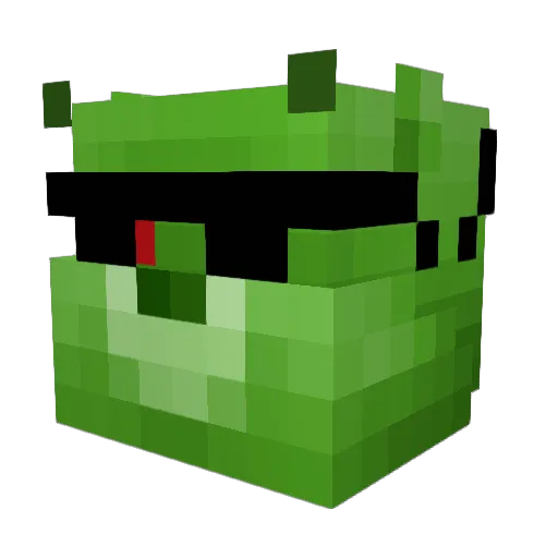 ToastyJasper Minecraft avatar head, 3D render
