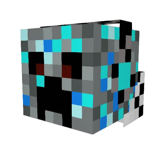 ToastyLoafsX Minecraft avatar head, 3D render