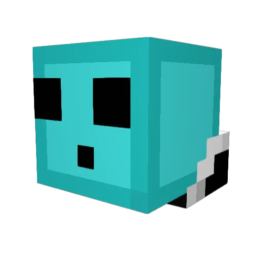 ToastyNT Minecraft avatar head, 3D render
