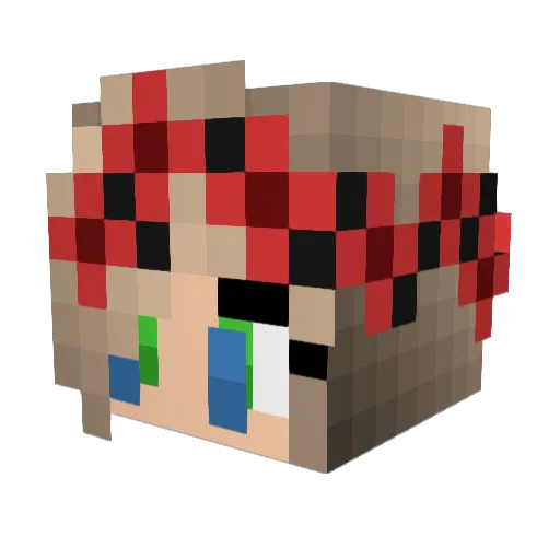 ToastyTayy Minecraft avatar head, 3D render