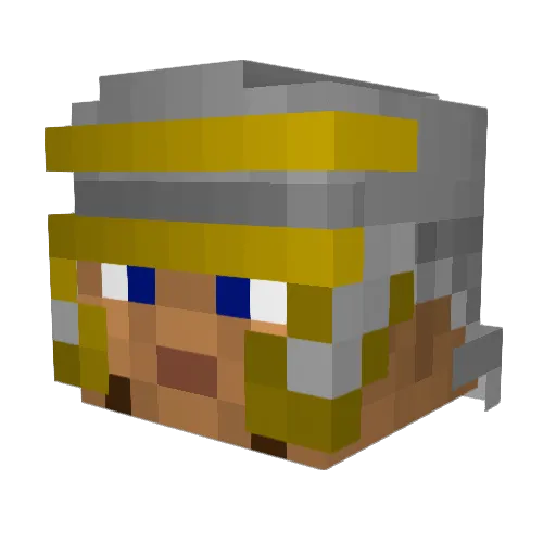 Toasty_Goats Minecraft avatar head, 3D render