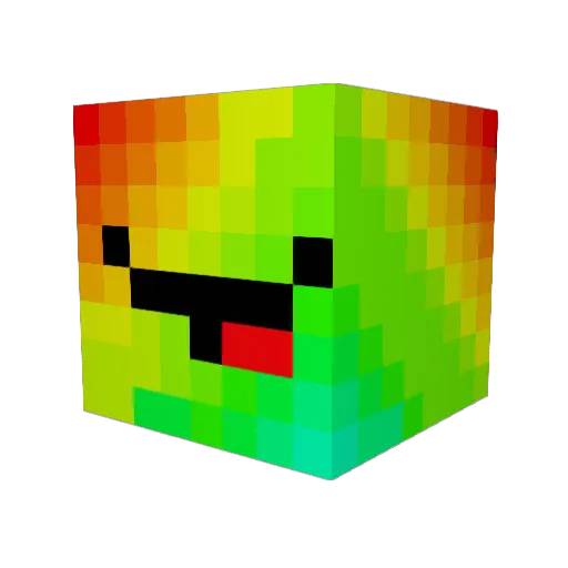 Toastyfeet Minecraft avatar head, 3D render
