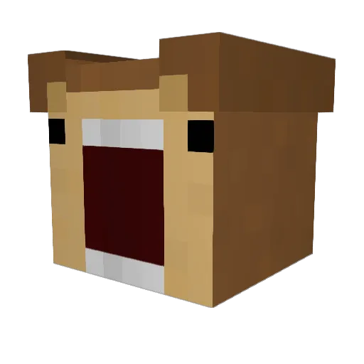 ToastyyBuns Minecraft avatar head, 3D render