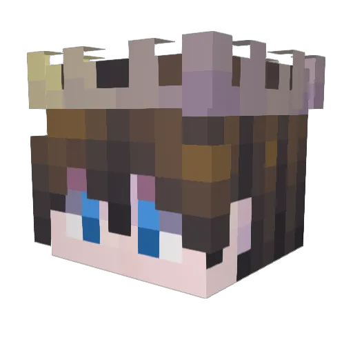 Tob1To Minecraft avatar head, 3D render