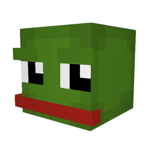 Tobbalarone Minecraft avatar head, 3D render