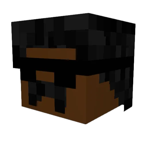 Tobbe_18 Minecraft avatar head, 3D render