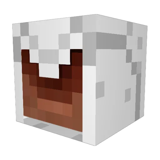 Tobbsdasock Minecraft avatar head, 3D render