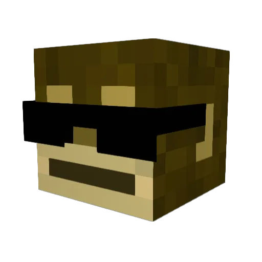 TobeeTheMonkee Minecraft avatar head, 3D render