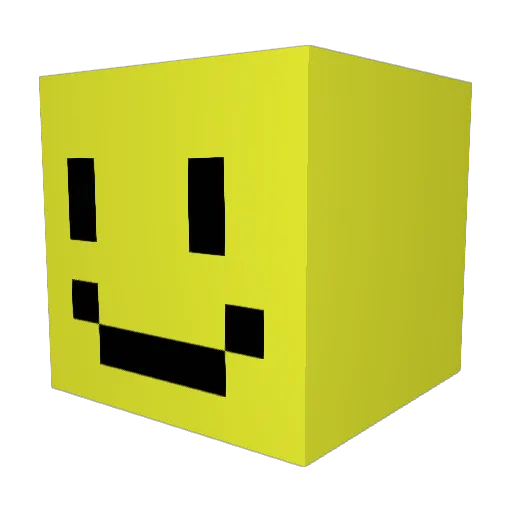 Tobepictob Minecraft avatar head, 3D render