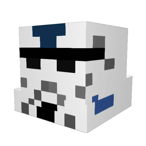 Tobi747 Minecraft avatar head, 3D render