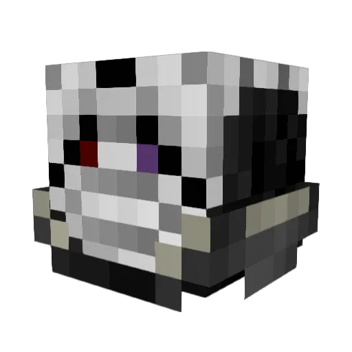 Tobi921 Minecraft avatar head, 3D render