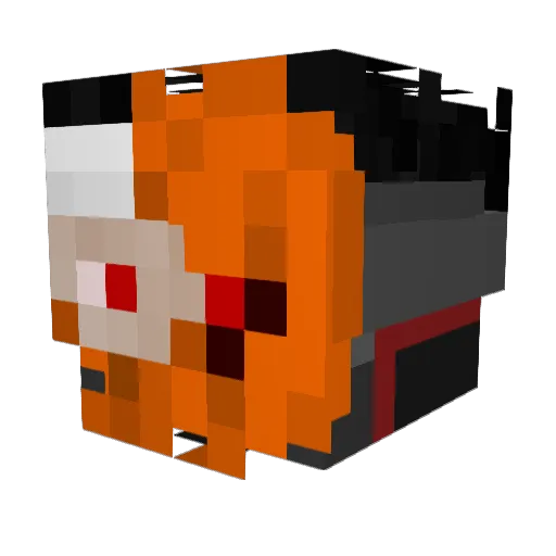 Tobi976 Minecraft avatar head, 3D render