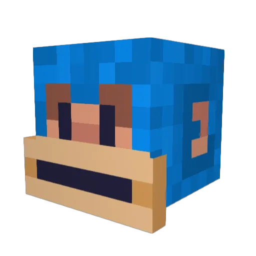 TobiG8299 Minecraft avatar head, 3D render