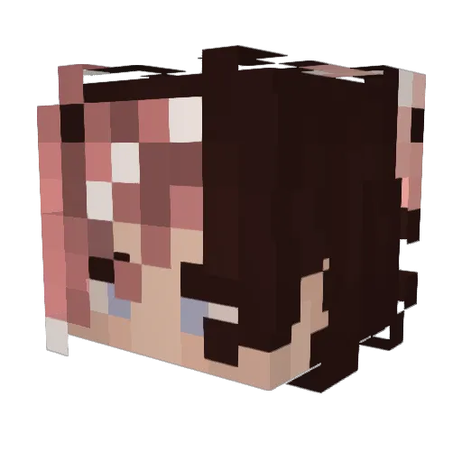 TobiInnit Minecraft avatar head, 3D render