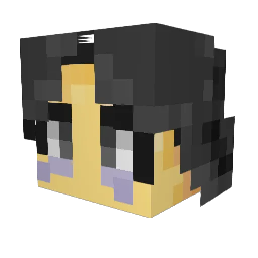 TobiSmore Minecraft avatar head, 3D render