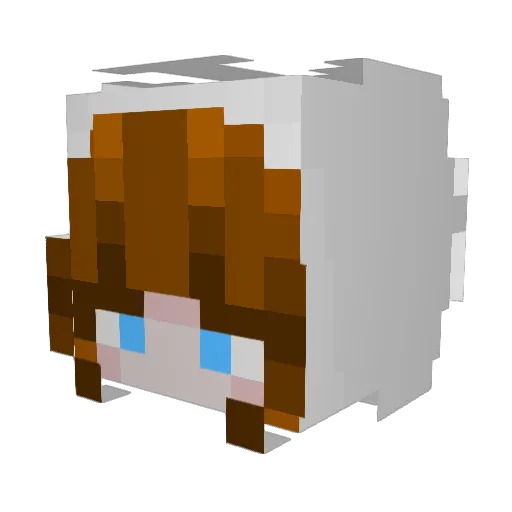 TobiToots Minecraft avatar head, 3D render