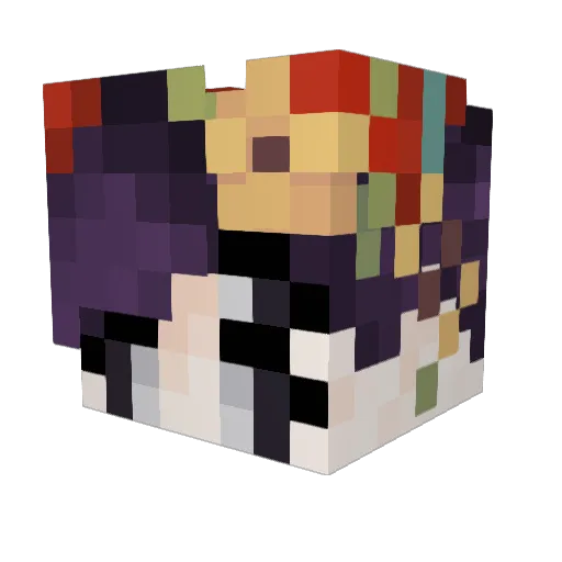 Tobi_Beans Minecraft avatar head, 3D render