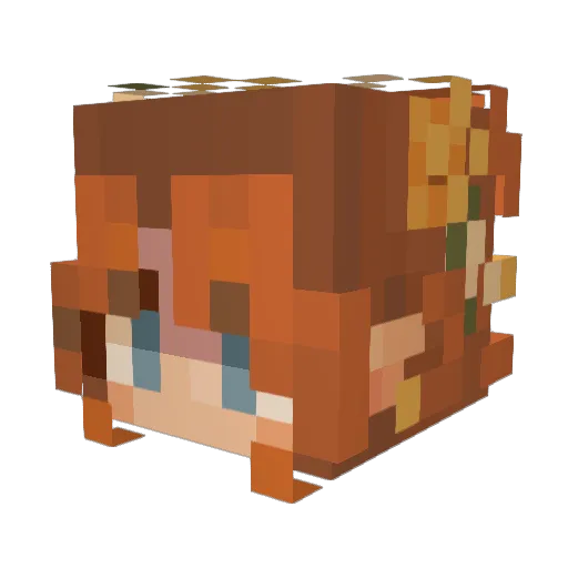 Tobi_Tummy Minecraft avatar head, 3D render