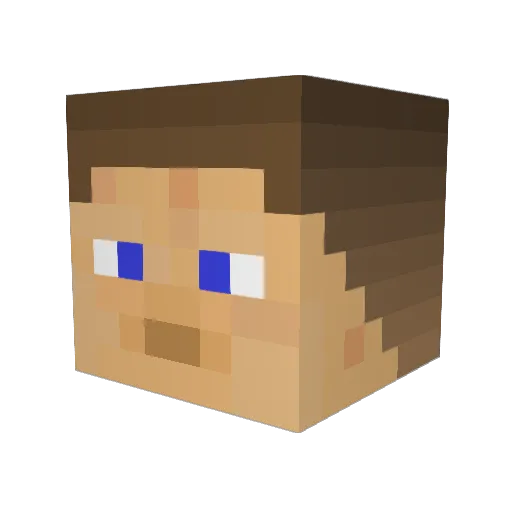 Tobias1905 Minecraft avatar head, 3D render