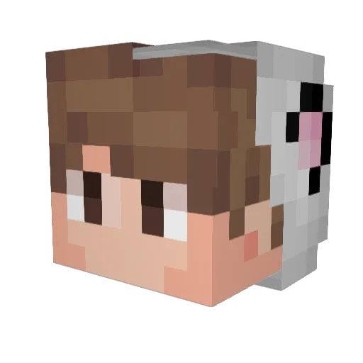 TobiasEven Minecraft avatar head, 3D render